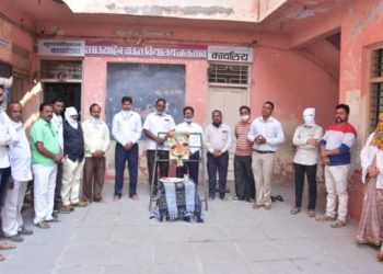 भाऊसाहेब राऊत विद्यालयामध्ये वाल्मिकी ऋषी जयंती साजरी