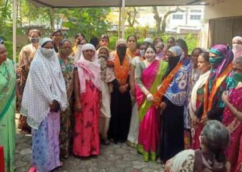 भुसावळात कॉंग्रेसच्या शेकडो महिलांचा शिवसेनेत प्रवेश