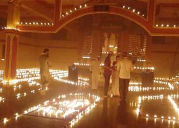 भडगावात अवधूत मठीत सहा हजार दिवे प्रज्वलन करून दीपोत्सव साजरा