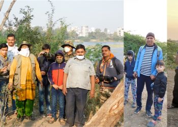 जळगावातील मेहरुण तलावावर पक्षी निरीक्षण सहल संपन्न