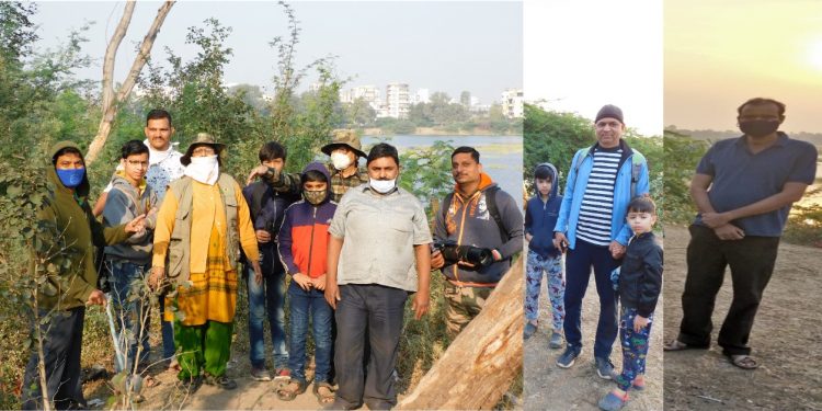जळगावातील मेहरुण तलावावर पक्षी निरीक्षण सहल संपन्न