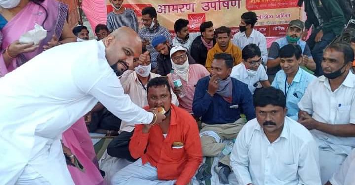 जळगावातील जिल्हा दिव्यांग सेनेच्या उपोषणाला यश