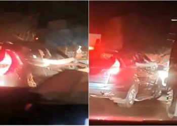 धक्कादायक! बंदुकीचा धाक दाखवीत शिवसैनिकाने केले ओव्हरटेक