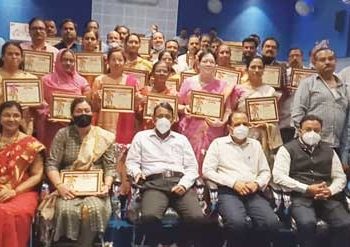 जळगावात ब्राम्हण संघातर्फे कोरोना योध्यांचा सत्कार