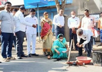 शिवाजीनगरातील प्रभाग १ मध्ये रस्ते दुरुस्तीच्या कामाला सुरुवात!