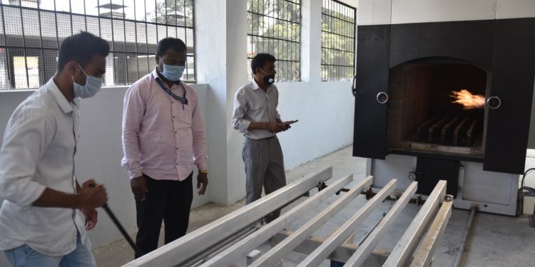 केशवस्मृती प्रतिष्ठानद्वारा वैकुंठधाम मध्ये अत्याधुनिक शवदाहिनी