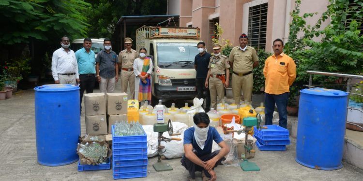 राज्य उत्पादन शुल्क विभागाची धडक कारवाई