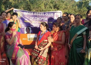 ईनरव्हील क्लबतर्फे हळदी कुंकू व कट्टा लोकार्पण कार्यक्रम संपन्न