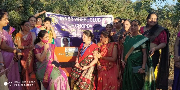 ईनरव्हील क्लबतर्फे हळदी कुंकू व कट्टा लोकार्पण कार्यक्रम संपन्न