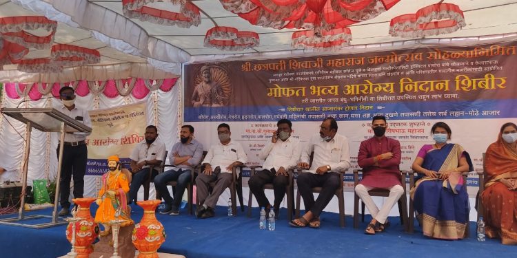 पाचोरा तालुक्यातील खेडगाव (नंदीचे) येथे भव्य आरोग्य शिबीर