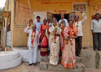 चांदसणी ग्रामपंचायत सरपंचपदी मीराबाई तर उपसरपंच सुनंदा पाटिल