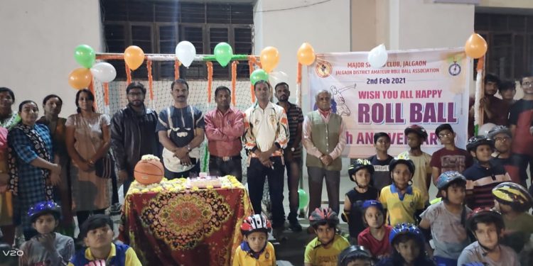 रोलबॉल वर्धापन दिवस साजरा