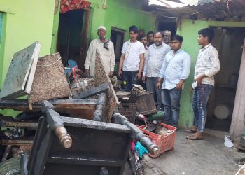 यावल येथे खिर्नीपुऱ्यात शॉर्टसर्किटमुळे लागली आग