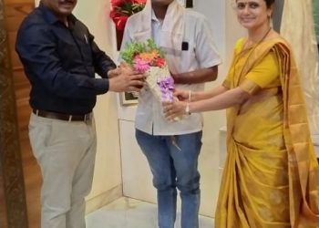 प्रशांत पवार यांना राज्यस्तरीय समाजभुषण पुरस्कार मिळाल्याबद्दल सत्कार