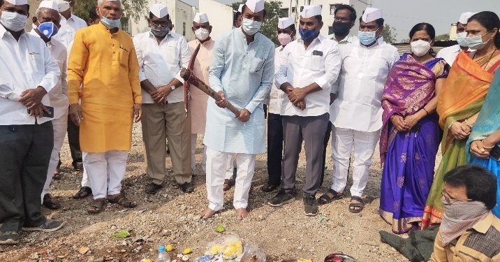 शिरूर तालुका सह.खरेदी विक्री संघ नवीन इमारतीचे भूमिपूजन