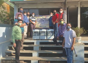 रोटरी क्लब ऑफ जळगाव ईस्टतर्फे 3 ऑक्सिजन काँसंट्रेटर मशीनचे लोकार्पण