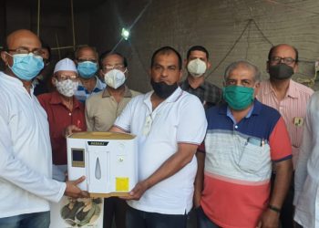 माहेश्वरी समाजातर्फे कोरोना रुग्णांसाठी 15 ऑक्सिजन मशीनची सुविधा