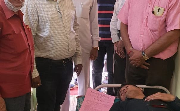 माहेश्वरी समाज बांधवांतर्फे रक्तदान शिबिर