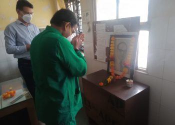 शासकीय वैद्यकीय महाविद्यालयात भारतरत्न डॉ. आंबेडकर यांची जयंती साजरी
