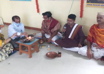 भाजपा आध्यात्मिक आघाडीतर्फे महामृत्युंजय व हवनाचे आयोजन