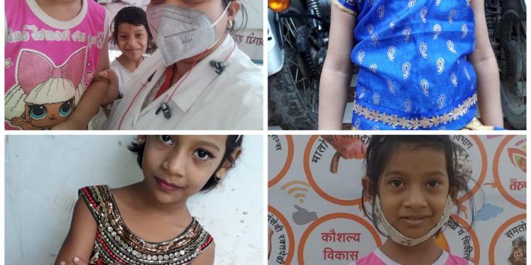 चिमुकल्या भगिनींनी केली कोरोनावर मात