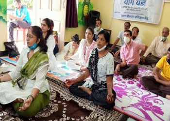 जागतिक योग दिनानिमित्त योगयज्ञचे आयोजन. उडाण फाऊंडेशनचा सहभाग