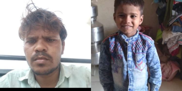 कंटनेरचा धडकेत पिता-पुत्र जागीच ठार