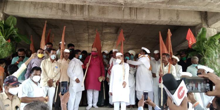 आषाढी वारीकरीता संत मुक्ताबाई पालखीचे प्रस्थान