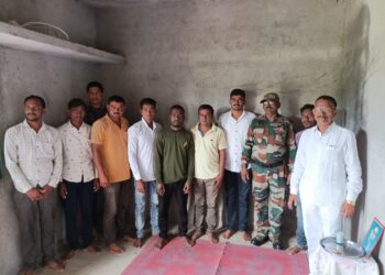 लोकसहभागातून खर्ची खु येथे ध्येय अभ्यासिकेचे लोकार्पण