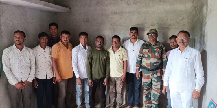 लोकसहभागातून खर्ची खु येथे ध्येय अभ्यासिकेचे लोकार्पण