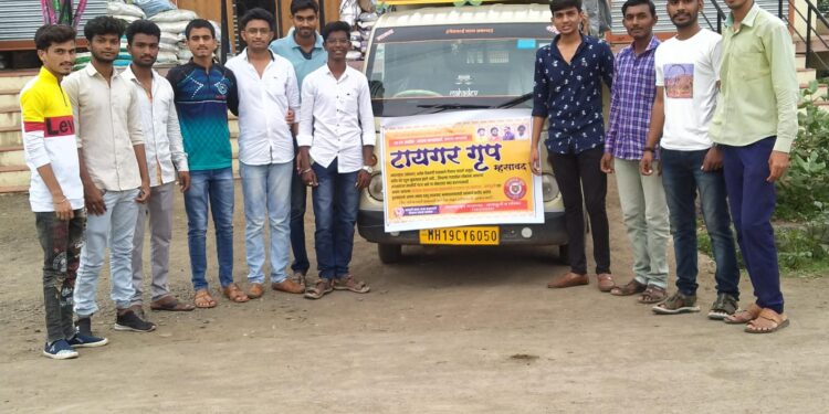 एक हात मदतीचा टायगर ग्रुप म्हसावद तर्फे किराणा किट