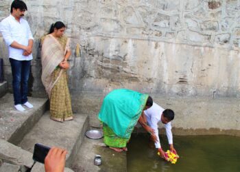 वाघूर धरण जलपूजनाचा तांबे दाम्पत्याला दिला मान