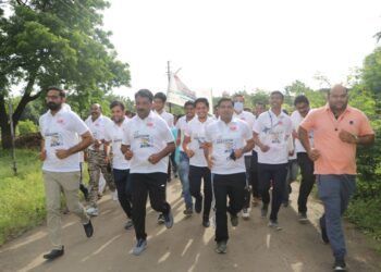 ‘फिट इंडिया फ्रीडम रन’मध्ये धावले तरुण जळगावकर!