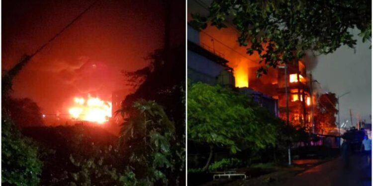 तारापूर औद्योगिक वसाहतीमधील रसायन फॅक्टरीमध्ये आग