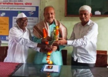 चोपडा काँग्रेसतर्फे एड .संदीप पाटील यांचा भव्य सत्कार