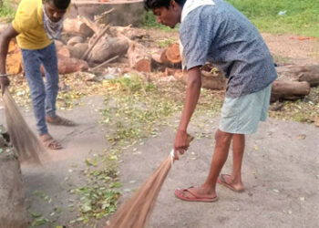 जळगाव शहरातील मेहरुण परिसर स्मशानभूमीतील चबुतरा, गणेश घाट चकाचक