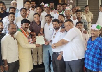 यावल राष्ट्रवादी युवक काँग्रेस पक्षाच्यावतीने तहसीलदारांना निवेदन