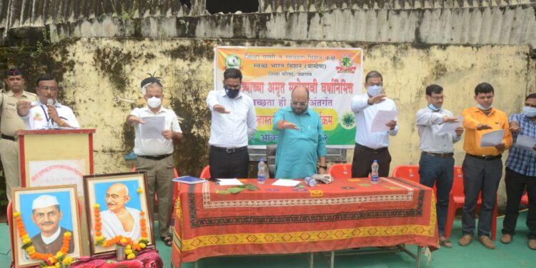 स्वच्छतेचा जागर करू शोष खड्याचा वापर अभियानास प्रारंभ