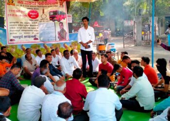 अभाविप एरंडोलतर्फे एसटी कर्मचाऱ्यांच्या संपाला पाठिंबा