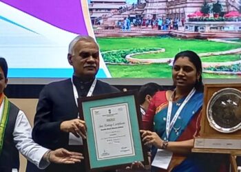 स्वच्छ अमृत महोत्सव अंतर्गत जळगावला ३ स्टार रेटिंग पुरस्कार