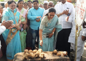 मुक्ताईनगर येथे महाविकास आघाडीच्या सहकार पॅनलच्या प्रचाराचा शुभारंभ