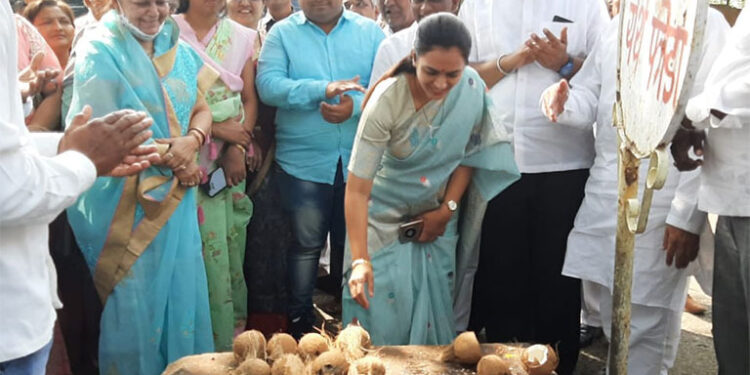 मुक्ताईनगर येथे महाविकास आघाडीच्या सहकार पॅनलच्या प्रचाराचा शुभारंभ