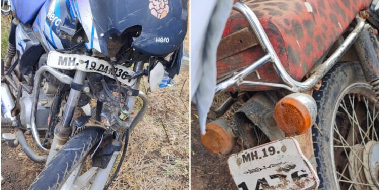 पाचोरा तालुक्यात दोन दुचाक्यांची समोरासमोर धडक, दोन जण जागीच ठार