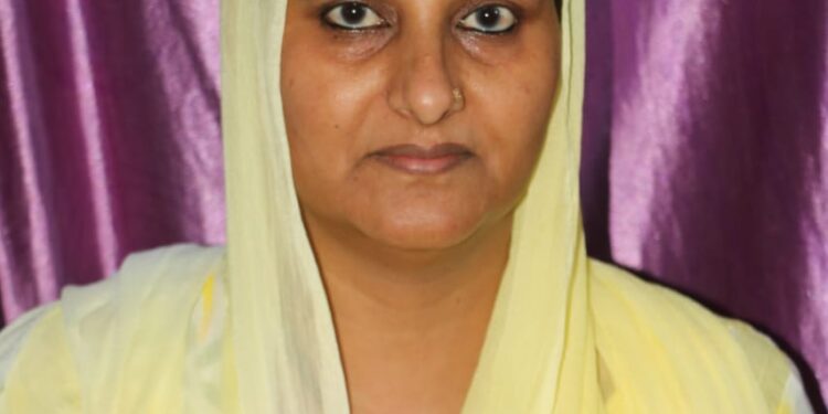 भाजपाच्या अल्पसंख्याक महिला मोर्चाच्या जिल्हाध्यक्षपदी सना जहांगीर खान यांची नियुक्ती