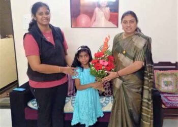 प्रधानमंत्री राष्ट्रीय बालपुरस्कार प्राप्त सहा वर्षीय शिवांगी काळेचा