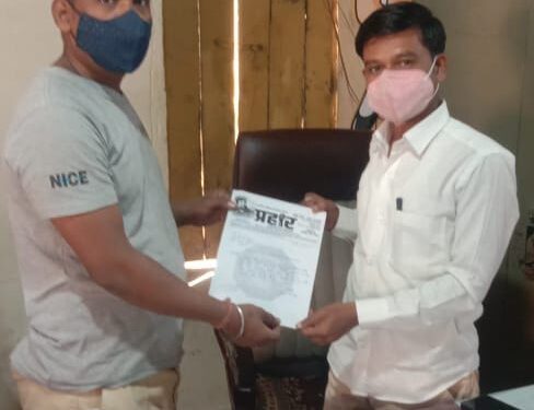 प्रहार जनशक्ती पक्ष जळगावच्यावतीने नगरपरिषद मुख्य अधिकाऱ्यांना निवेदन