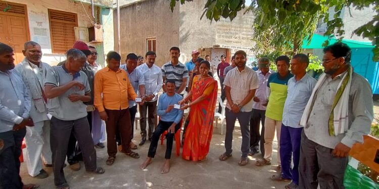 ई -श्रम कार्ड नोंदणी महा अभियानाचे पाचव्या सत्रात वड्री गावातील नागरिकांचा प्रतिसाद
