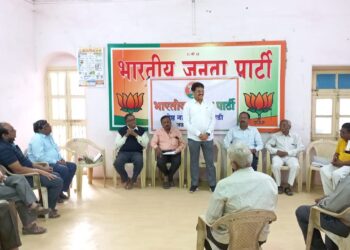 भारतीय जनता पार्टी जेष्ठ नागरिक आघाडीची बैठक संपन्न