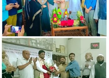 डॉ. अब्दुल करीम सालार यांचे निशाने तिब्ब देऊन सत्कार