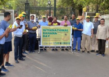 जैन इरिगेशनतर्फे जागतिक केळी दिन साजरा